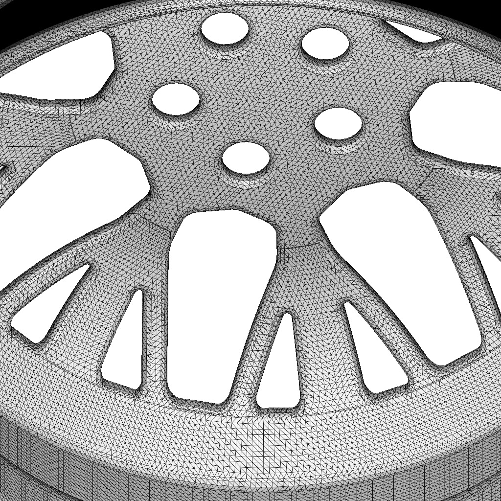 Premium Truck Rim 3D print model_4