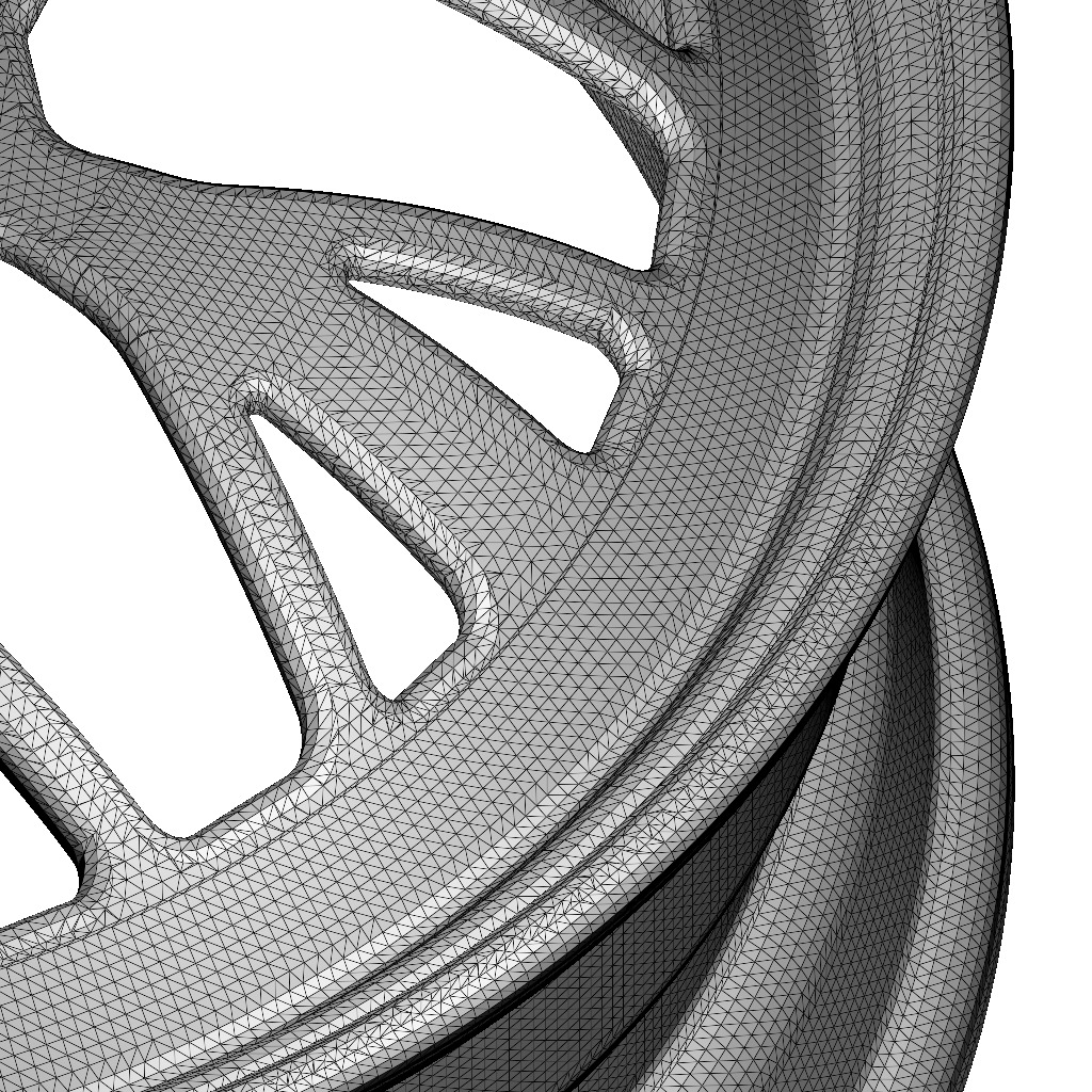 Premium Truck Rim 3D print model_6