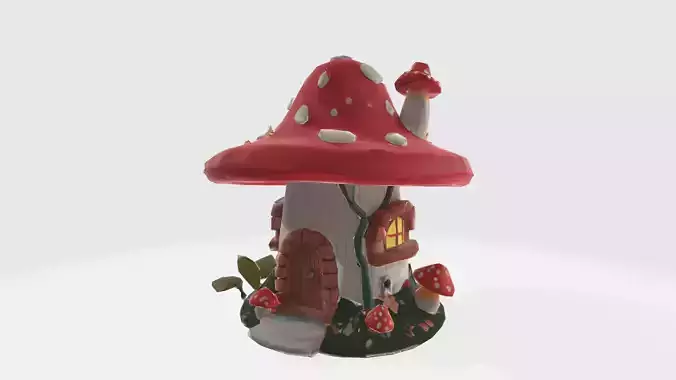 Fantasy Mushroom House 