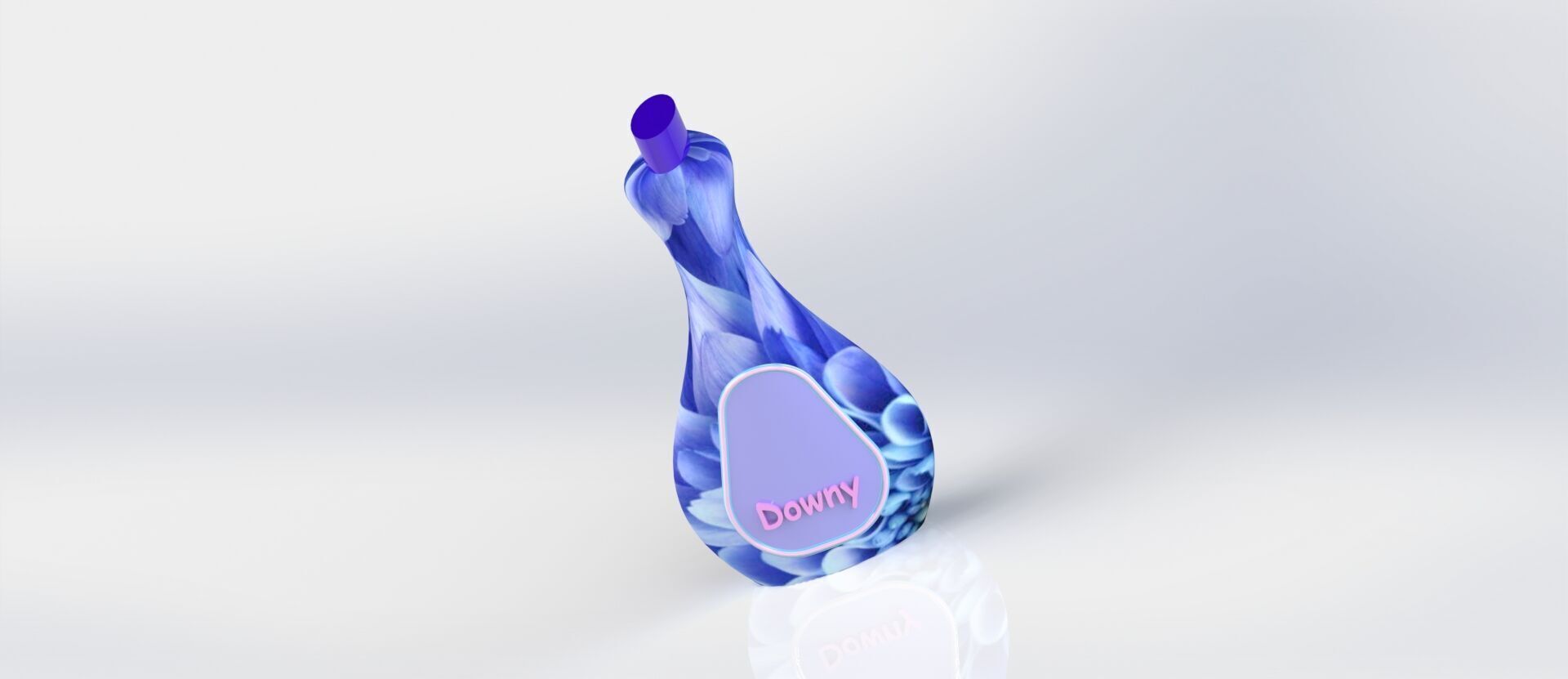 Bottle Design - Downy 3D print model_2