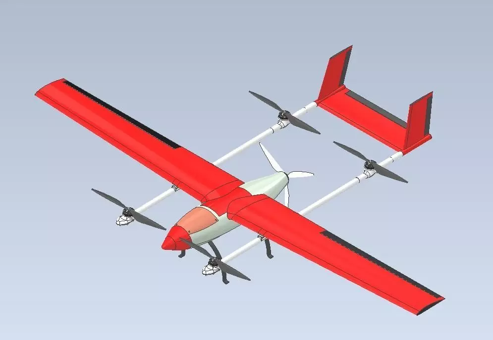 Drone 3D model 3D print model