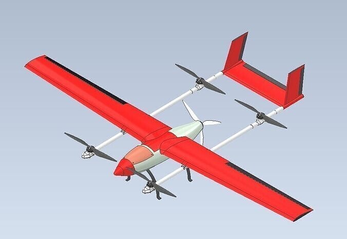 Drone 3D model 3D print model