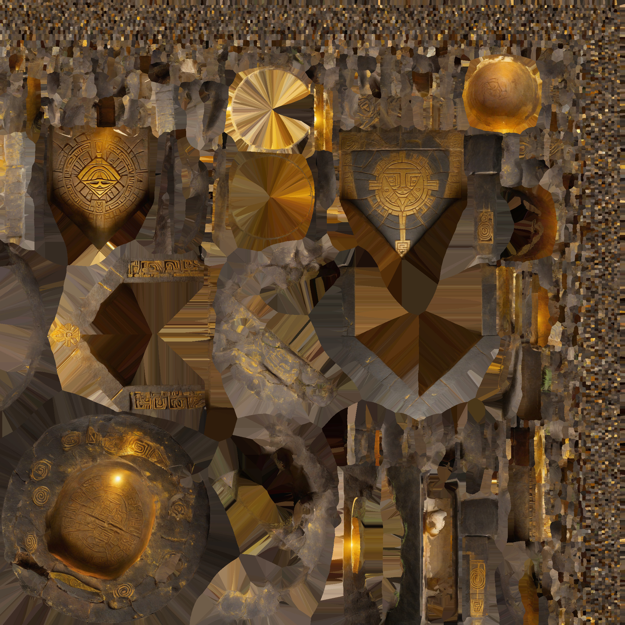 Stone Altar 01 3D model_12