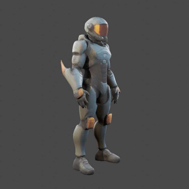 Power suit 3D model_3