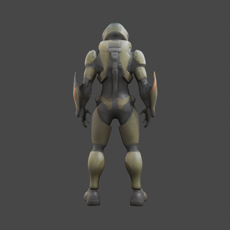 Power suit 3D model_2
