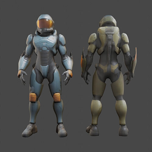 Power suit 3D model