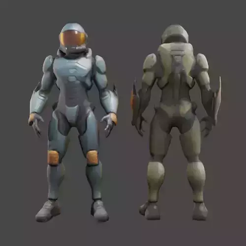 Power suit 3D model