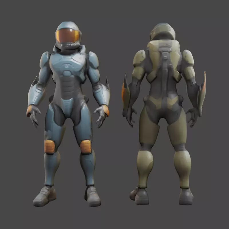 Power suit 3D model_0