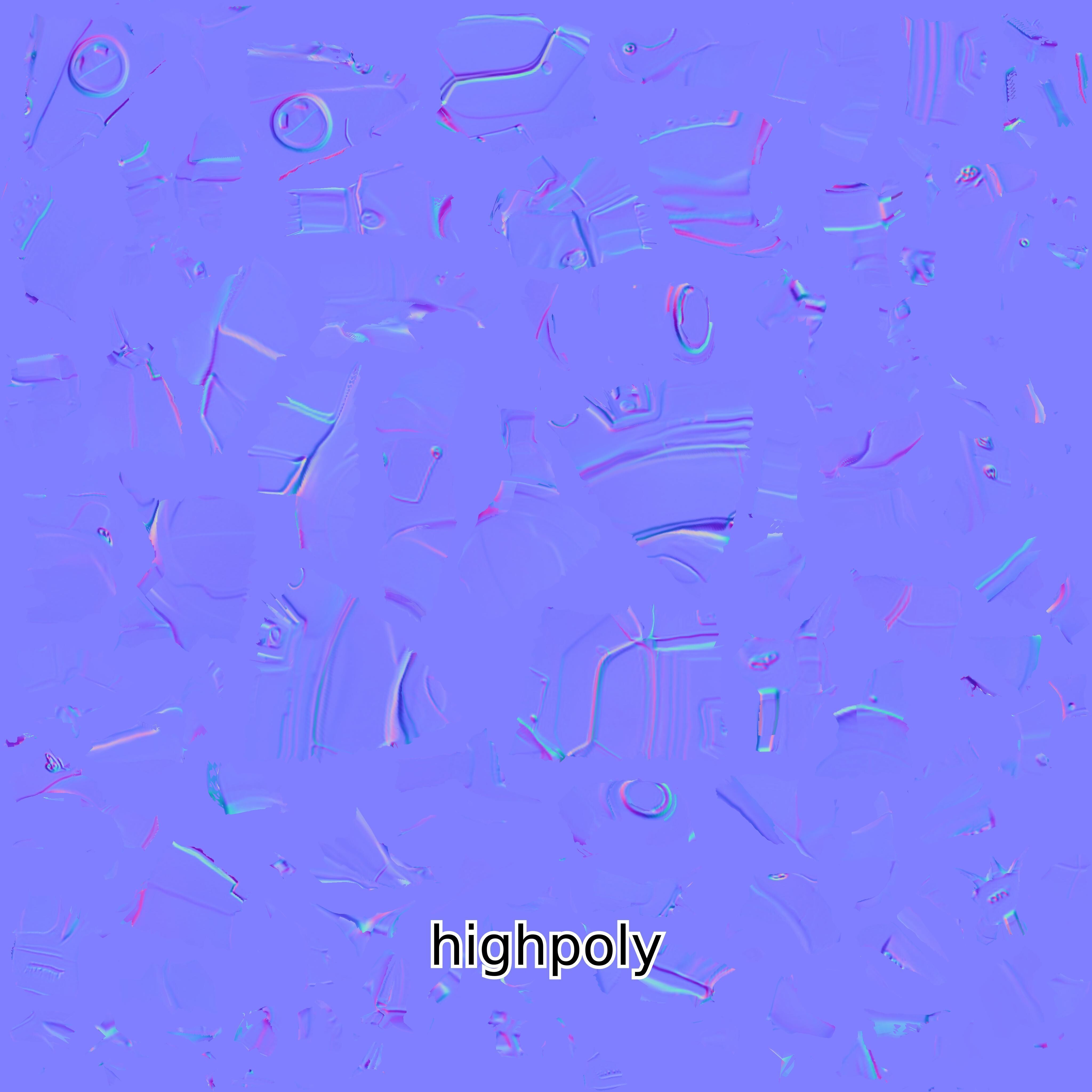 Futuristic Robotic Mouse Model with Modular Design Low-poly 3D model_31