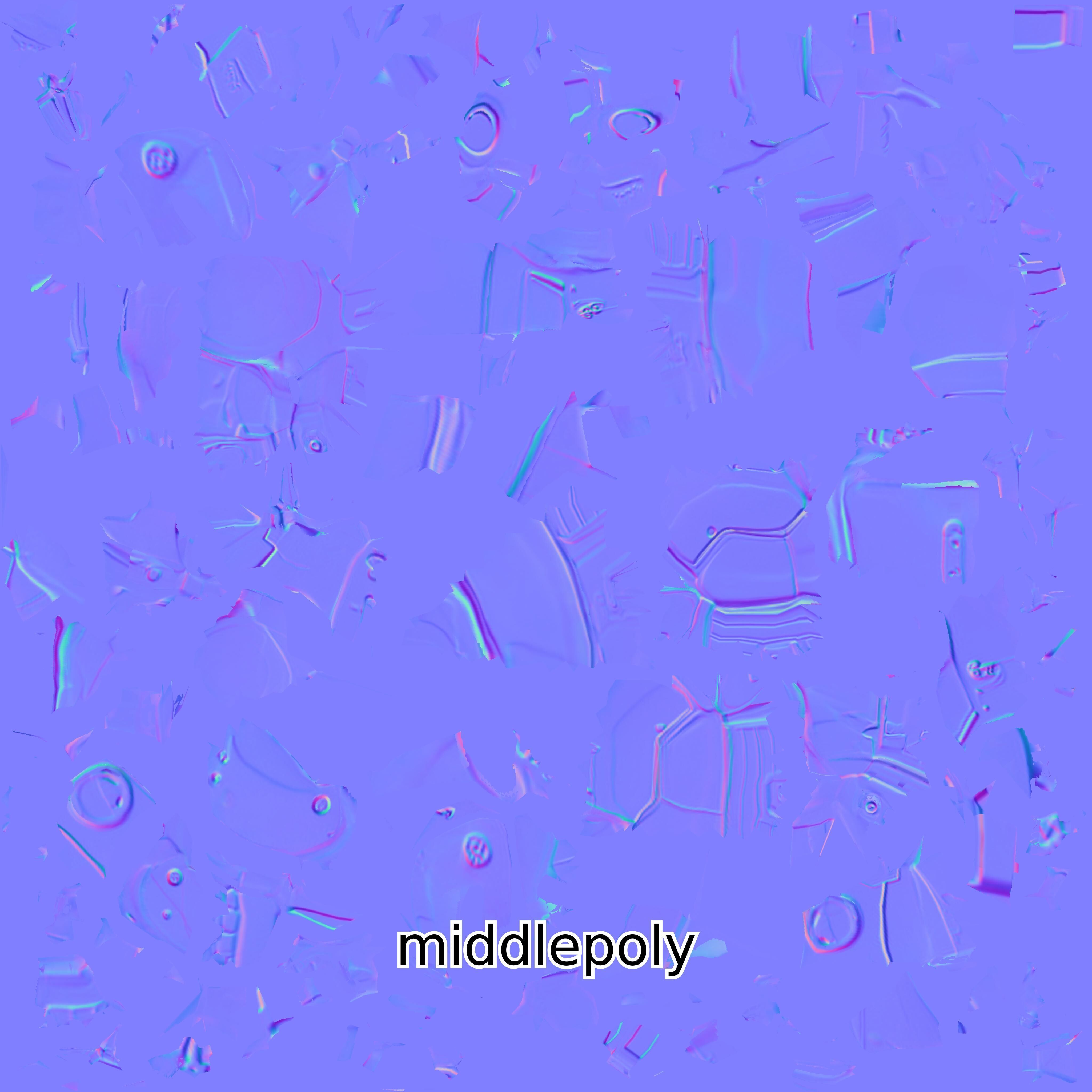 Futuristic Robotic Mouse Model with Modular Design Low-poly 3D model_16