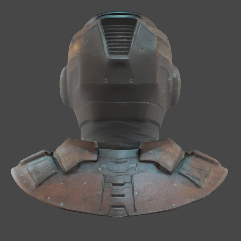 Mechanical wreckage 3D model_2