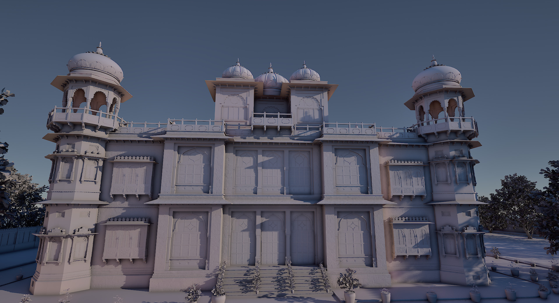 Mohatta Palace Museum 3D Model by zambeelstudios 3D model_17