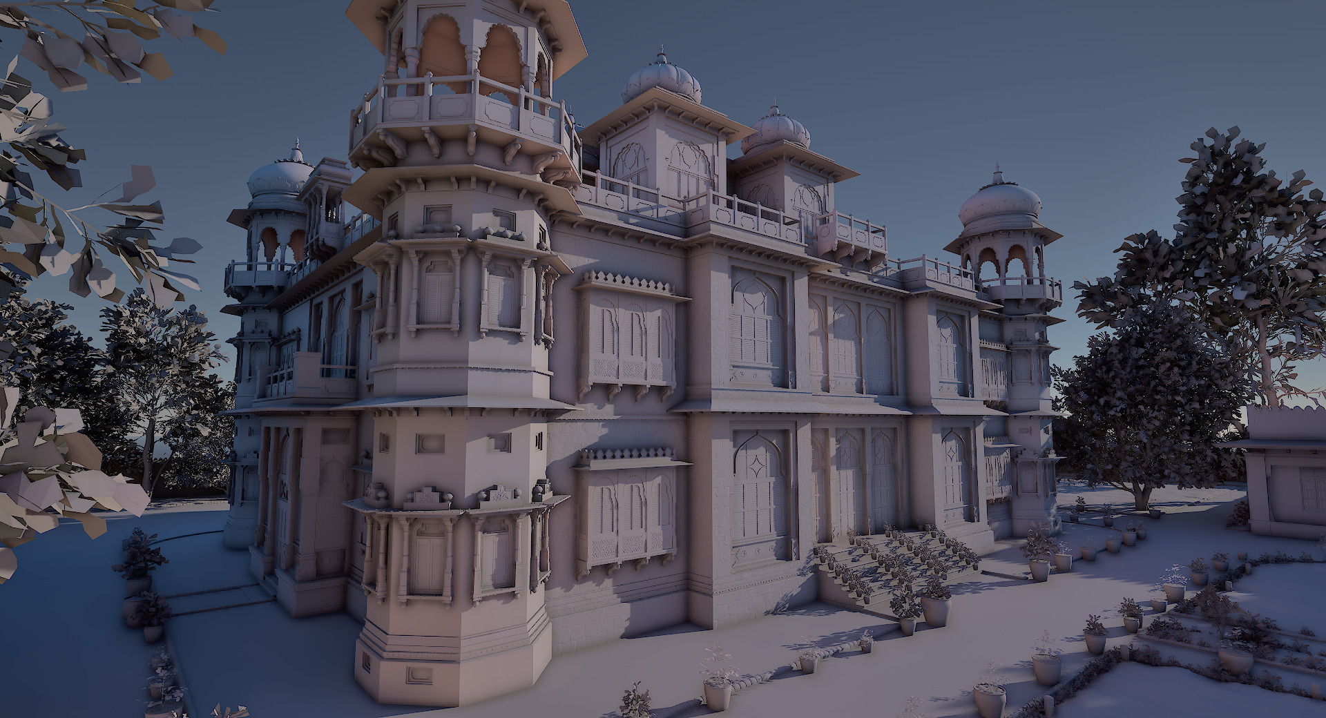 Mohatta Palace Museum 3D Model by zambeelstudios 3D model_18