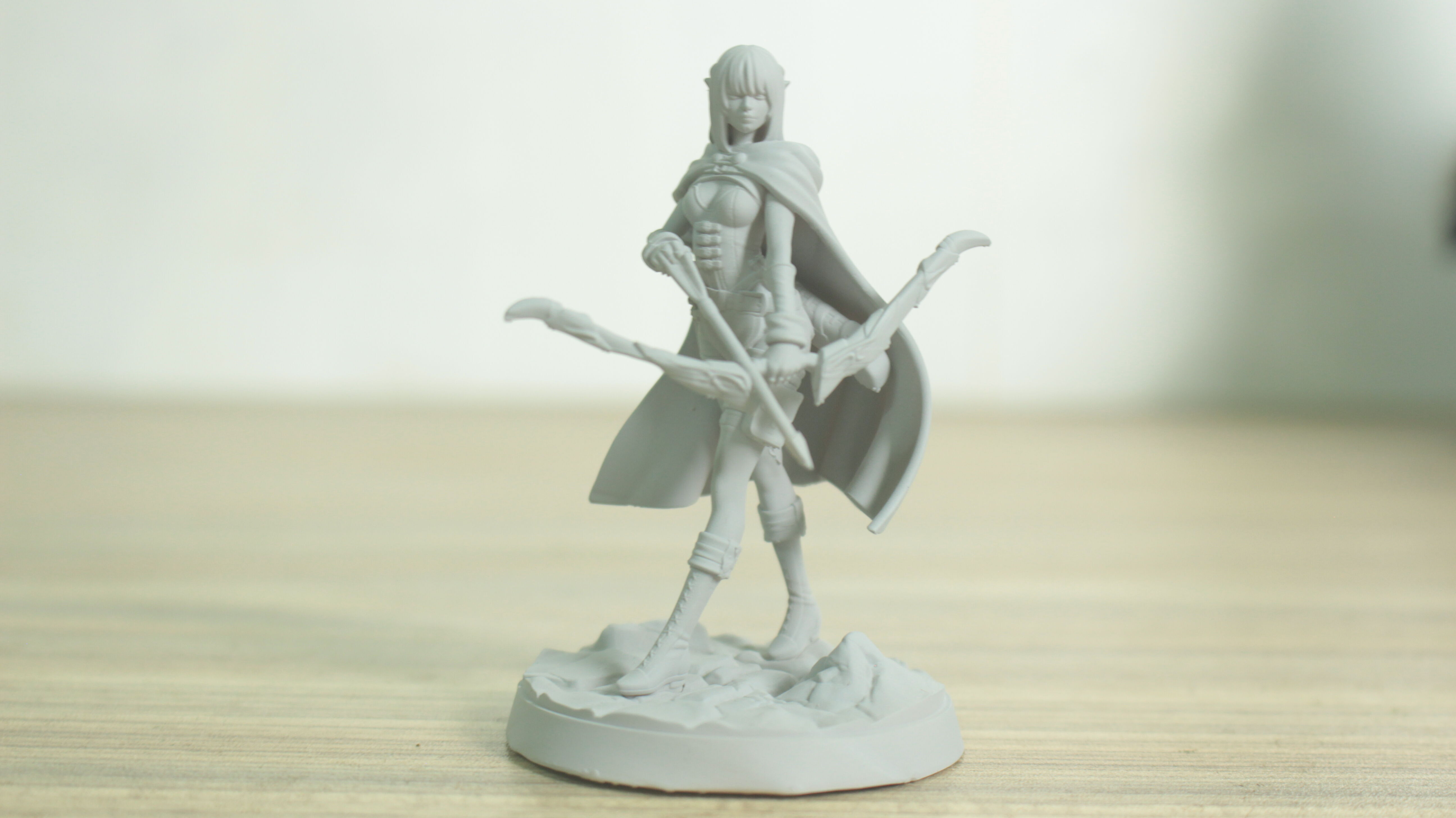 Ranger - DND Miniature - Pre-Supported 3D print model_5