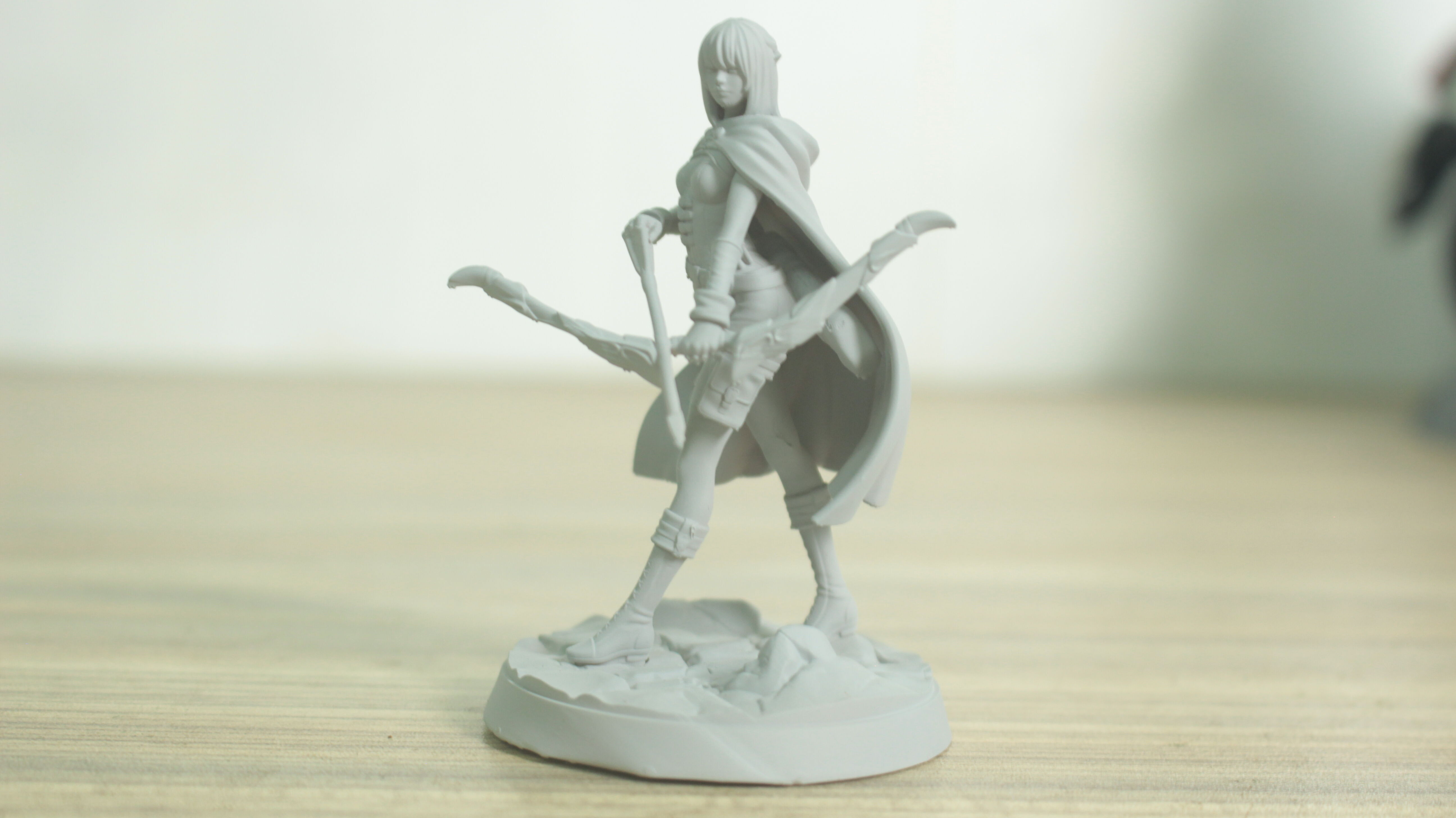 Ranger - DND Miniature - Pre-Supported 3D print model_6