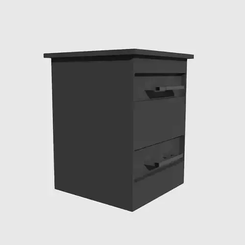 Office Cabinets Low-poly 3D model 3D model