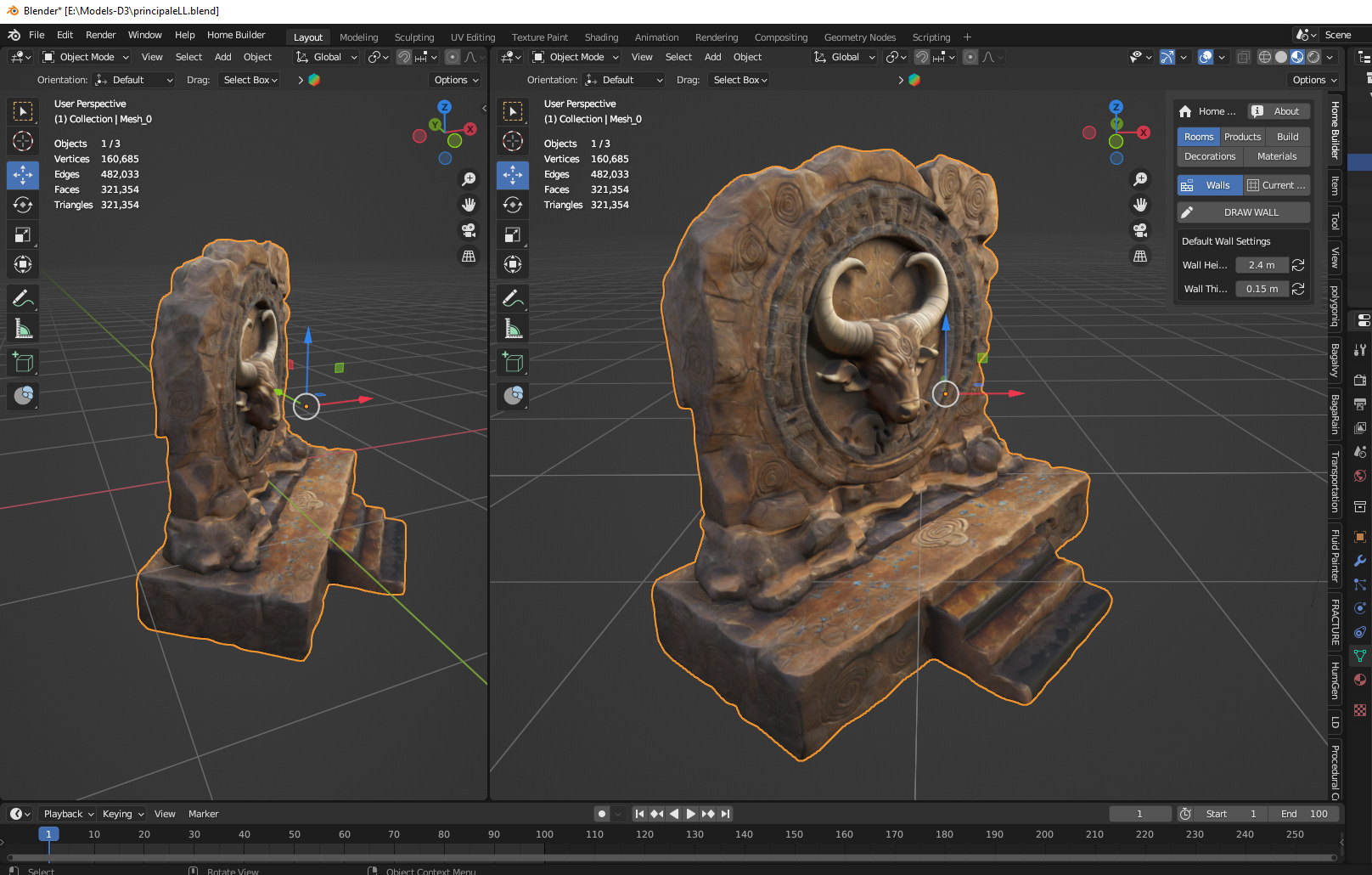 Stone Altar 02 3D model_5