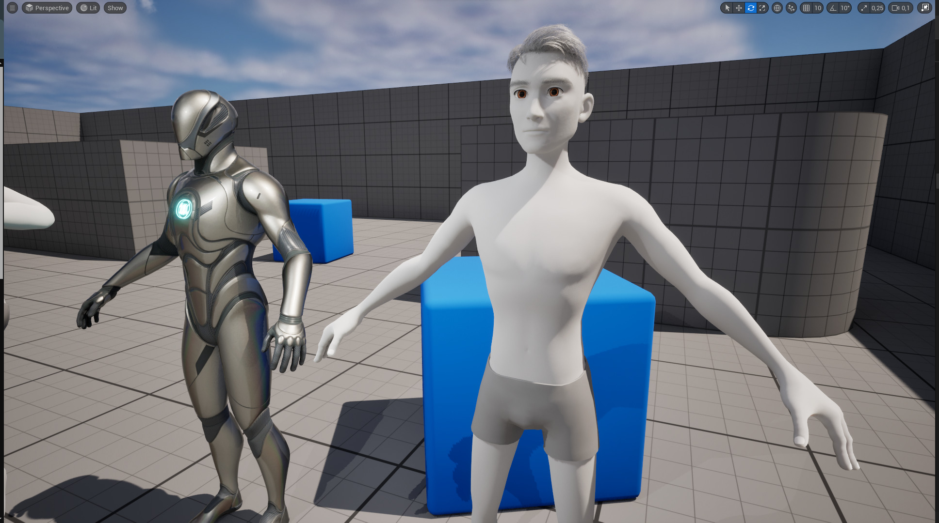 Free Stylized Cartoon Male Rigged Toon Young Man Low-poly 3D model_25