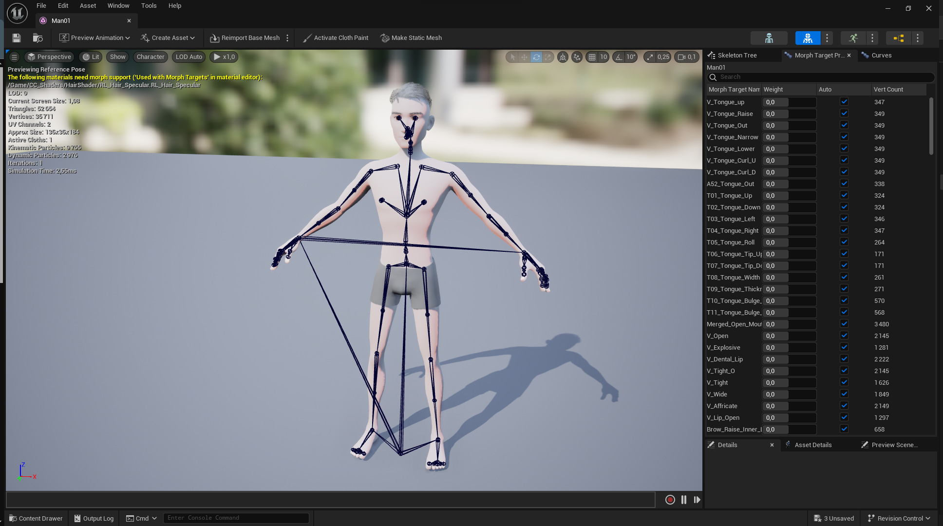 Free Stylized Cartoon Male Rigged Toon Young Man Low-poly 3D model_27