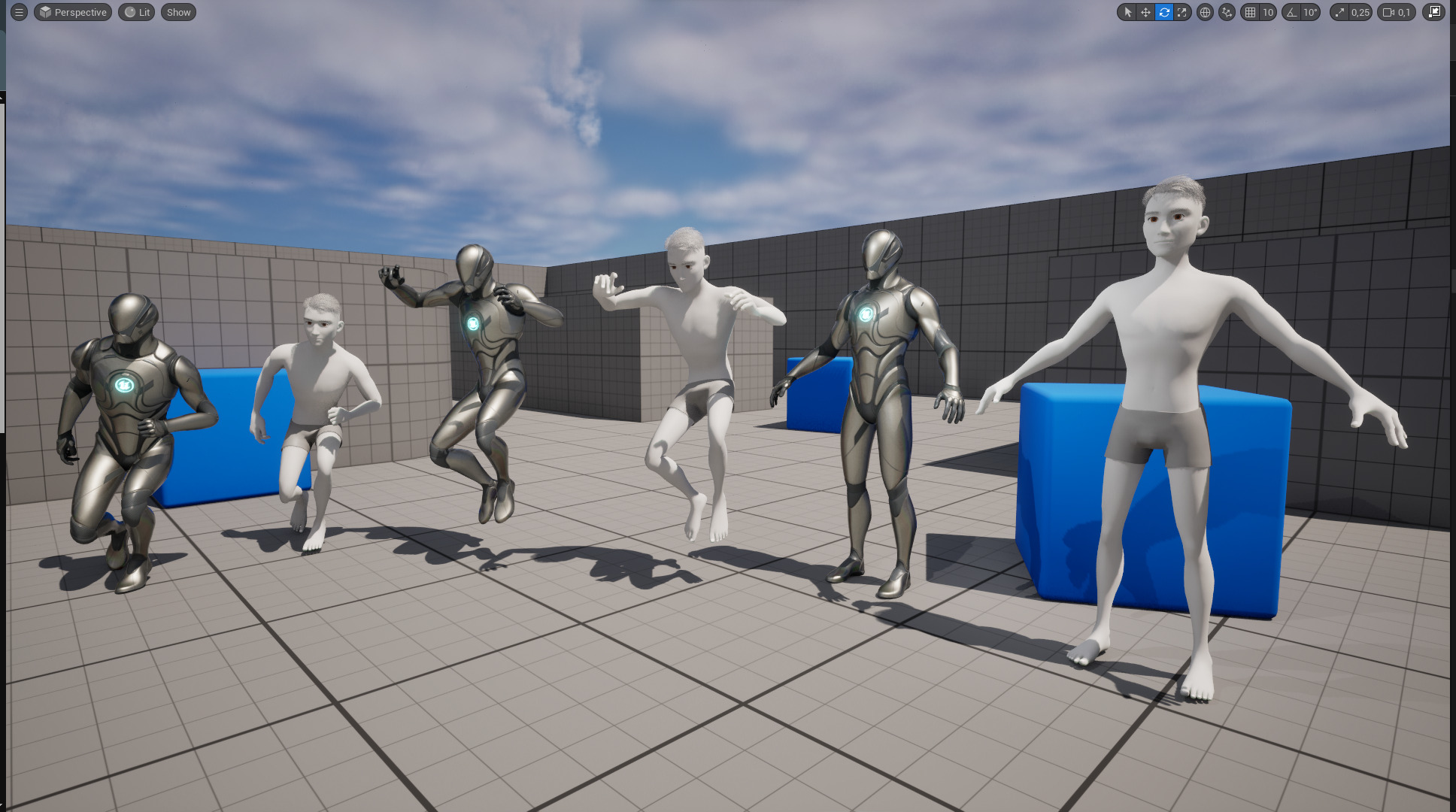 Free Stylized Cartoon Male Rigged Toon Young Man Low-poly 3D model_26