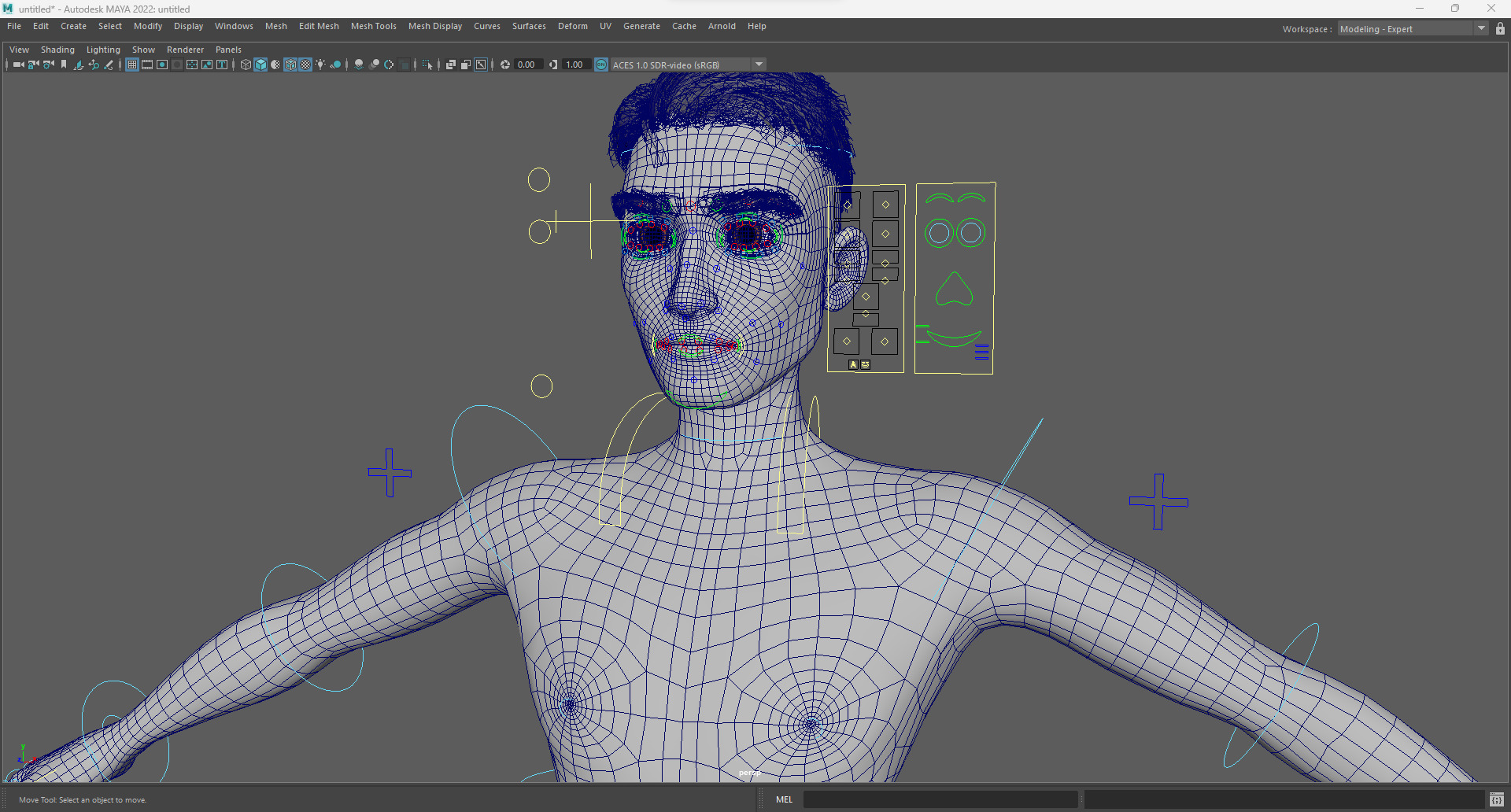 Free Stylized Cartoon Male Rigged Toon Young Man Low-poly 3D model_17