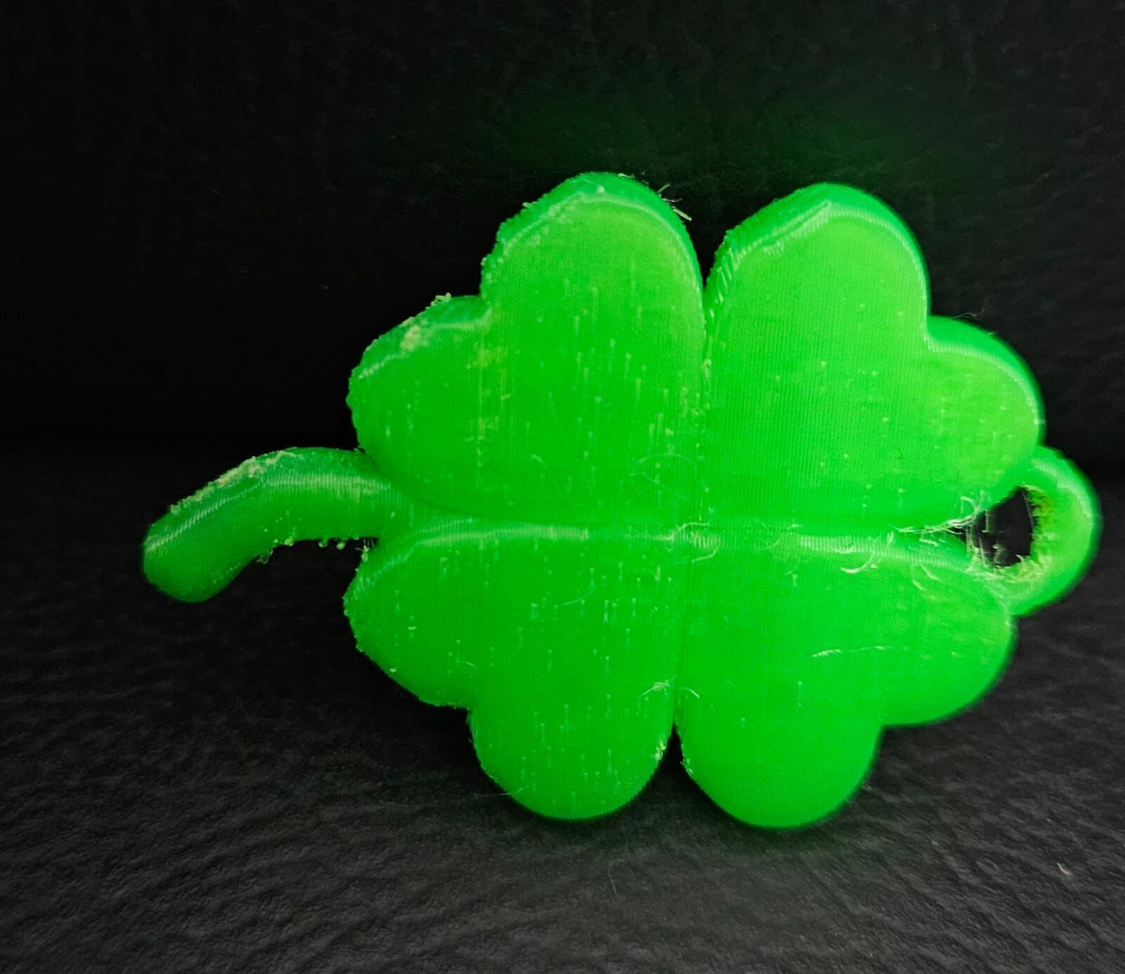 Clover Keychain 3D print model_11