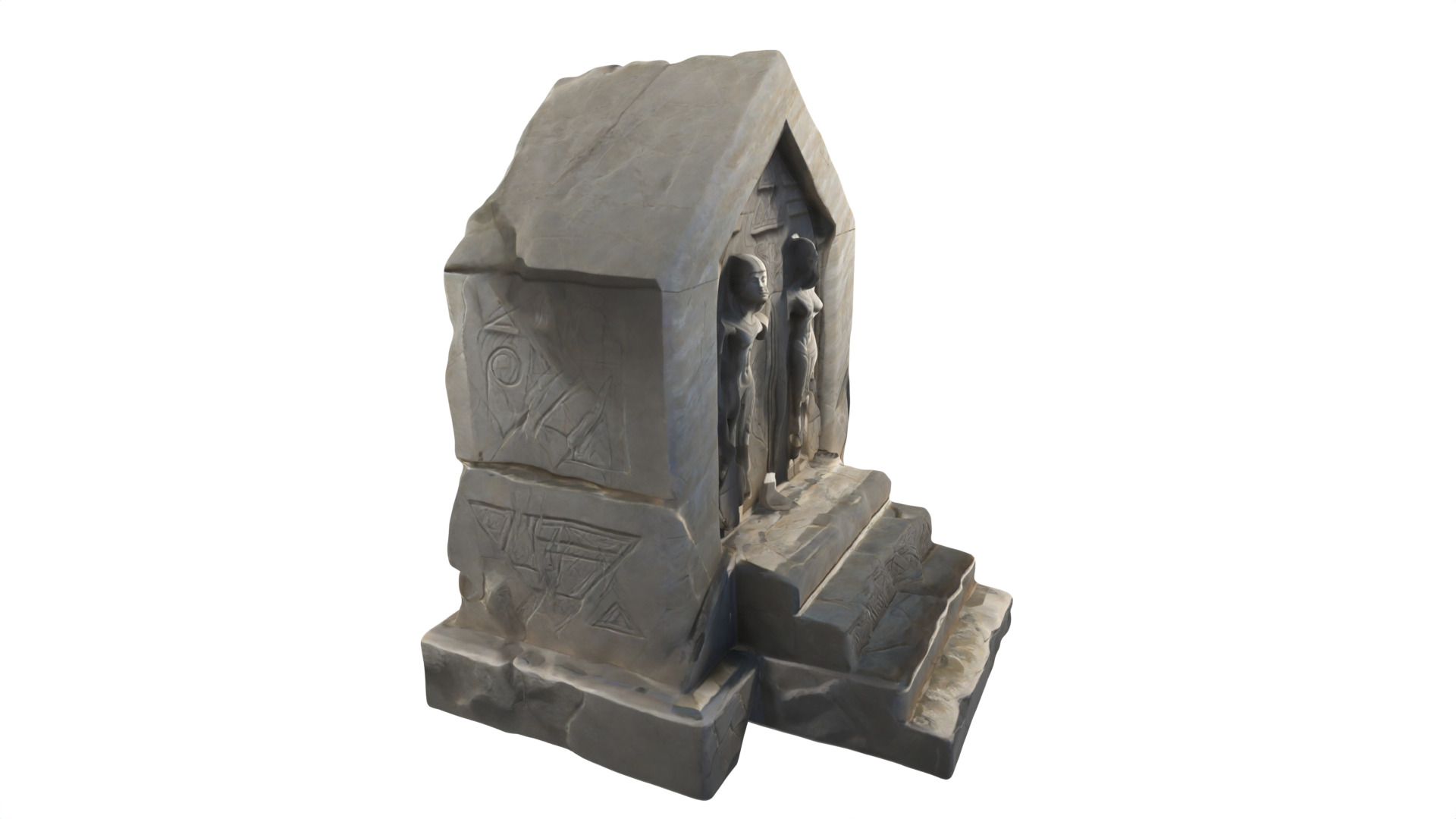 Stone Altar 05 3D model_3