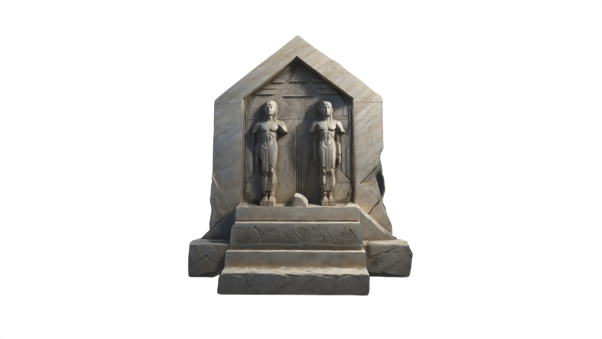 Stone Altar 05 3D model_6