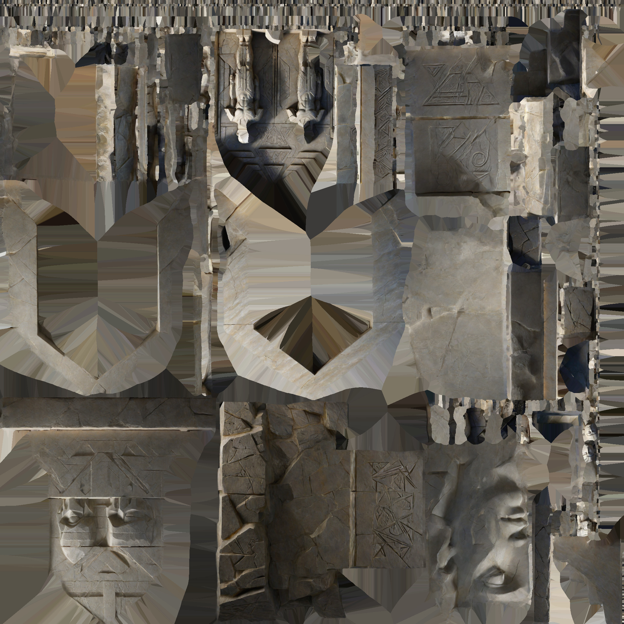 Stone Altar 05 3D model_10