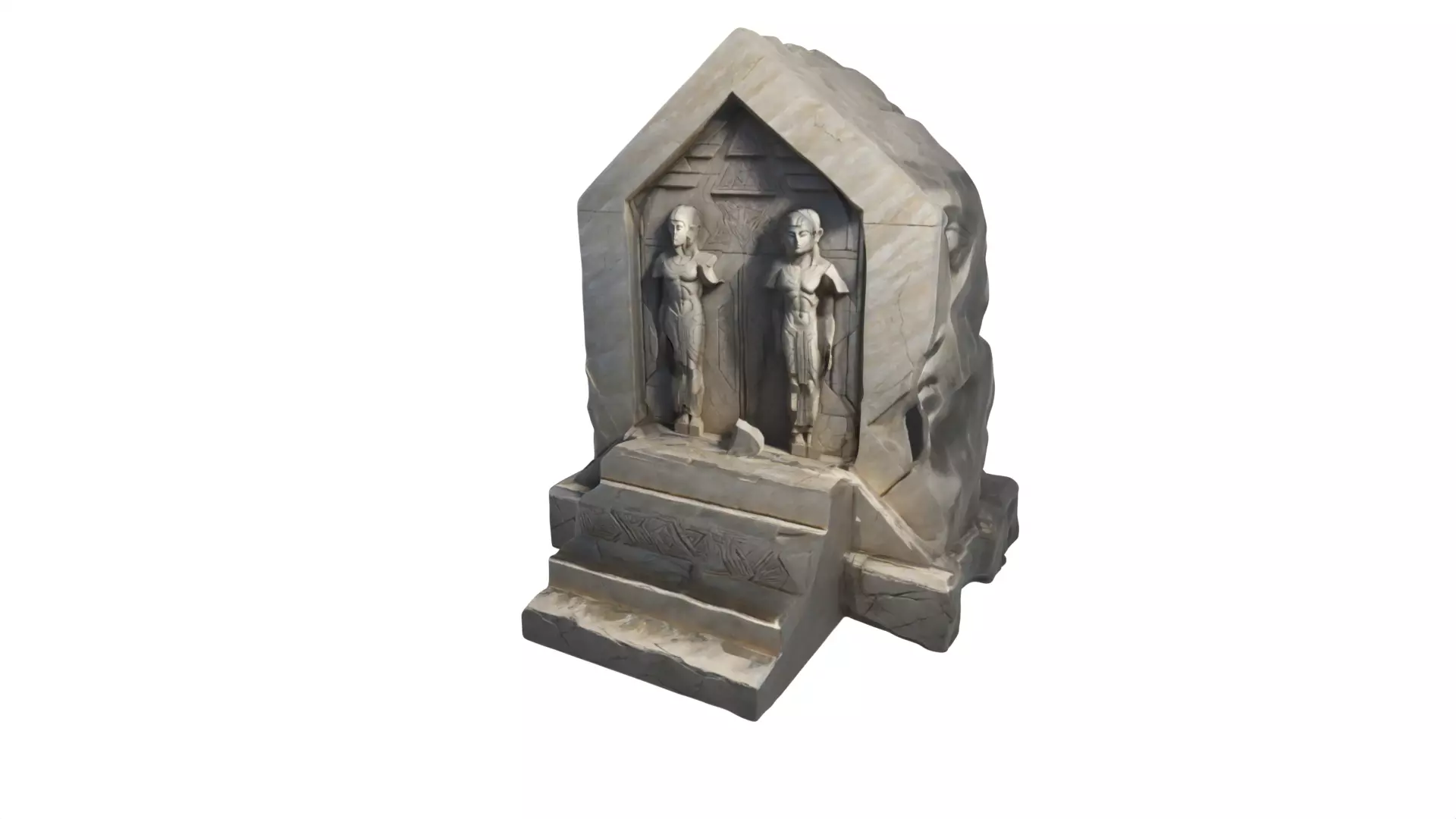Stone Altar 05 3D model_0