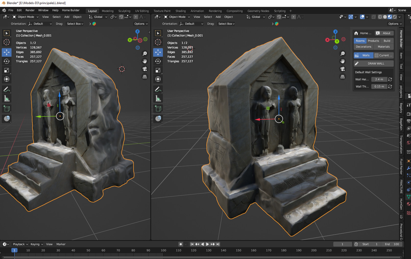 Stone Altar 05 3D model_4