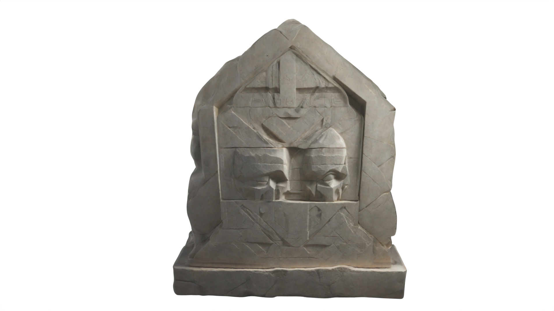 Stone Altar 05 3D model_7