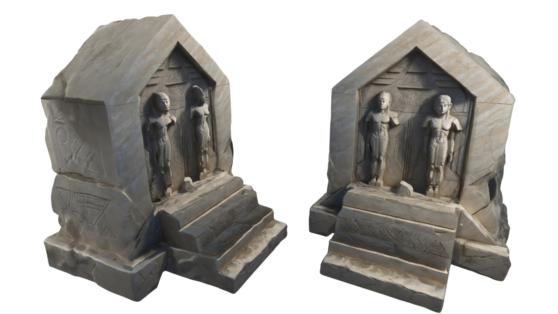 Stone Altar 05 3D model_2