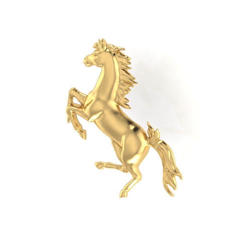 ferrari horse 3D print model_1