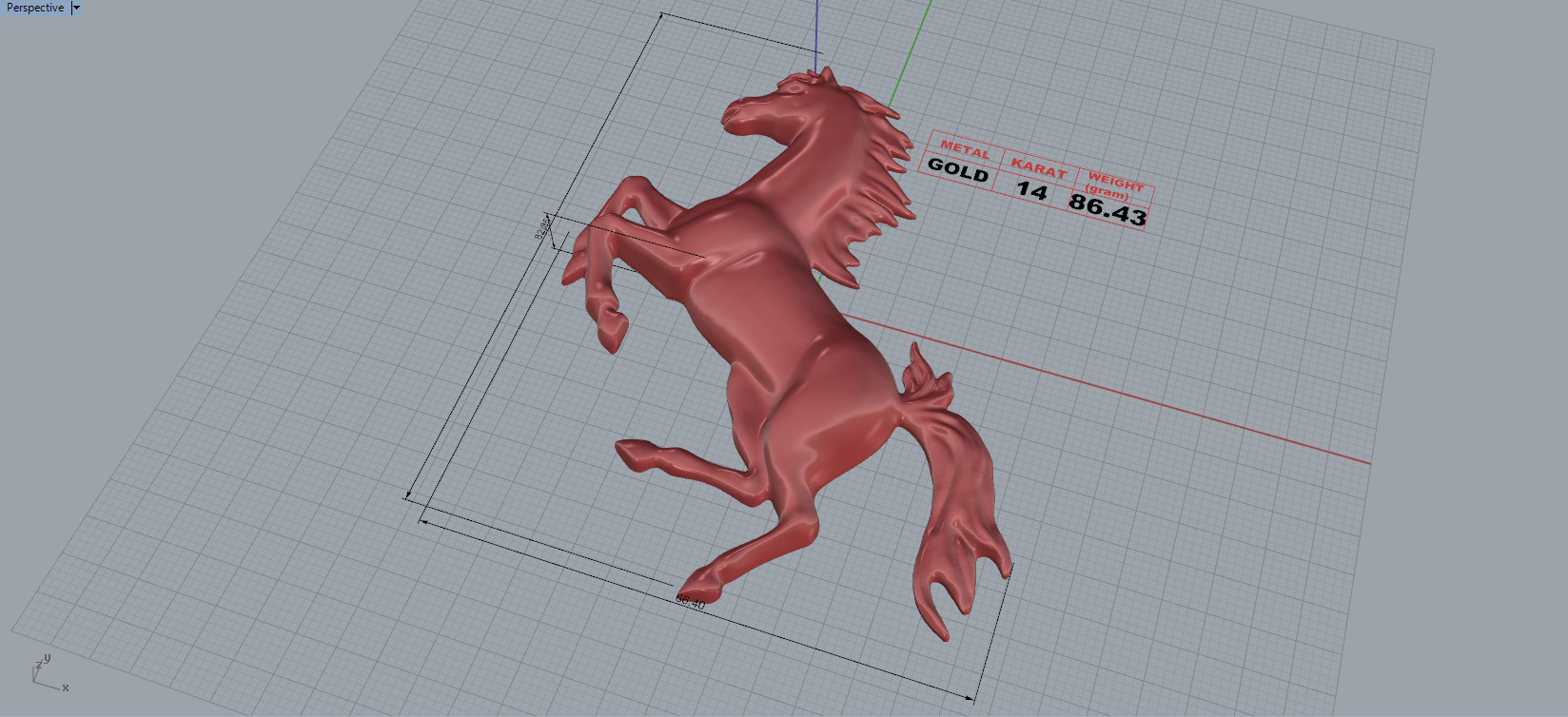 ferrari horse 3D print model_2