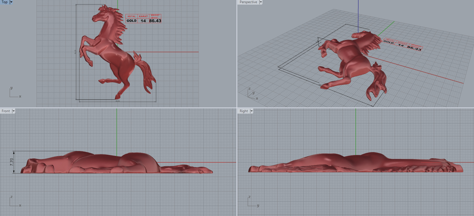 ferrari horse 3D print model_4