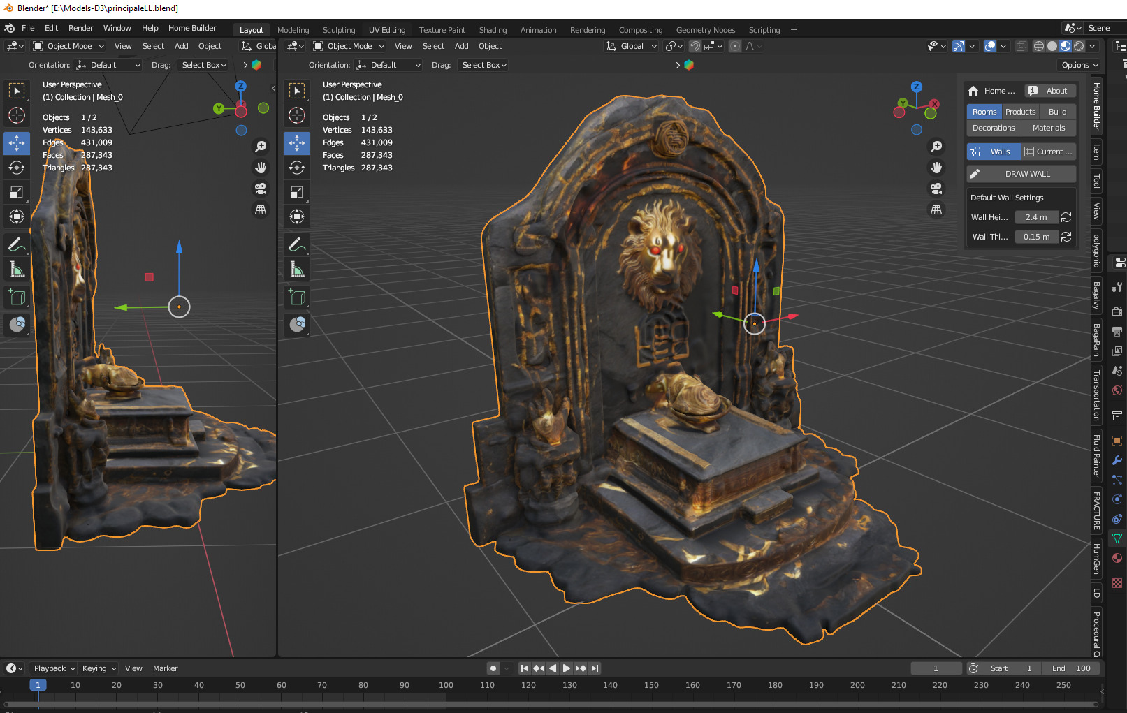 Stone Altar 06 3D model_4