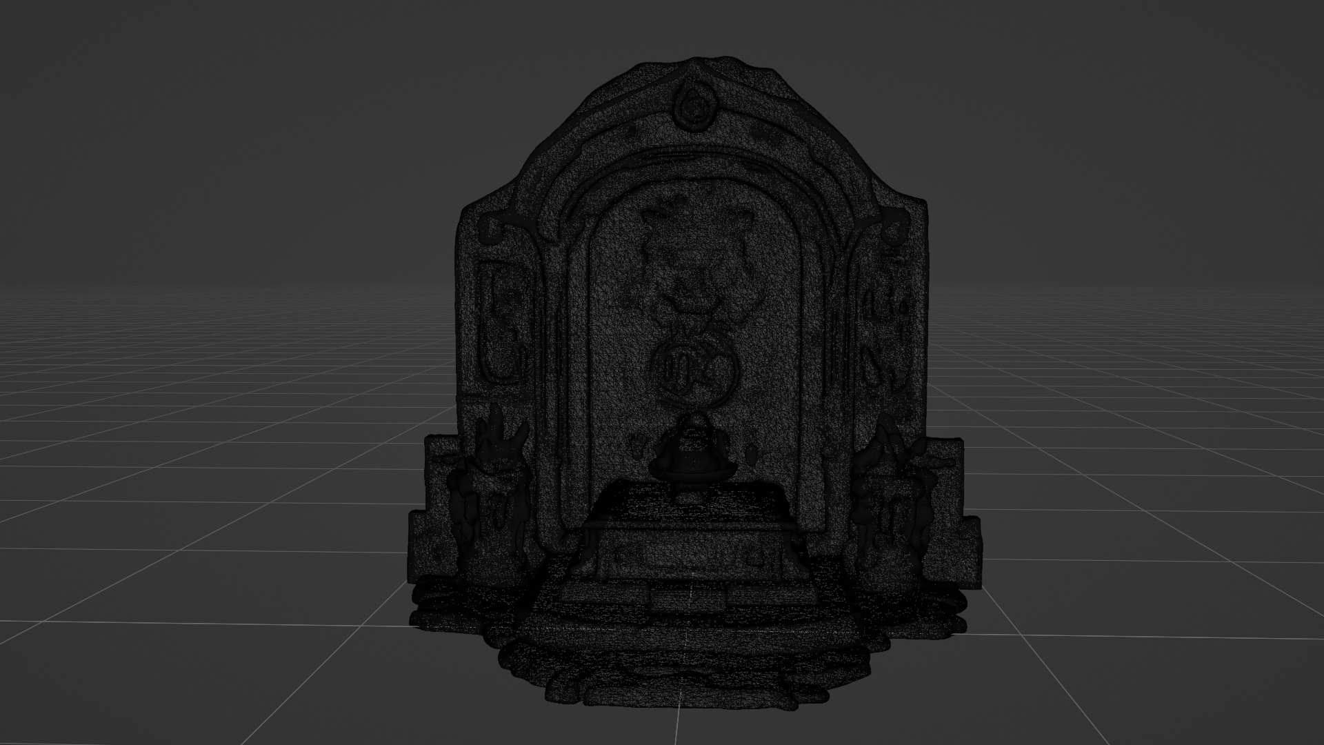Stone Altar 06 3D model_8