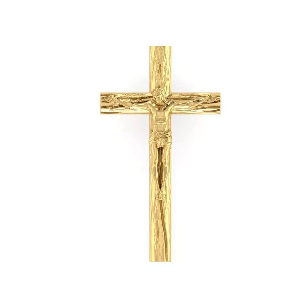 Statue Of Jesus Christ cross 3D print model_0