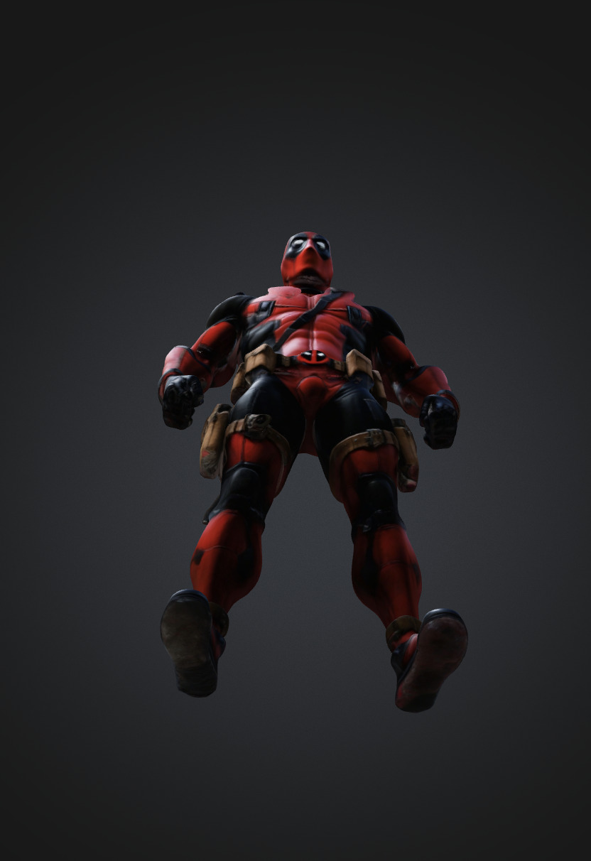 High-Quality Deadpool 3D Model 3D print model_4