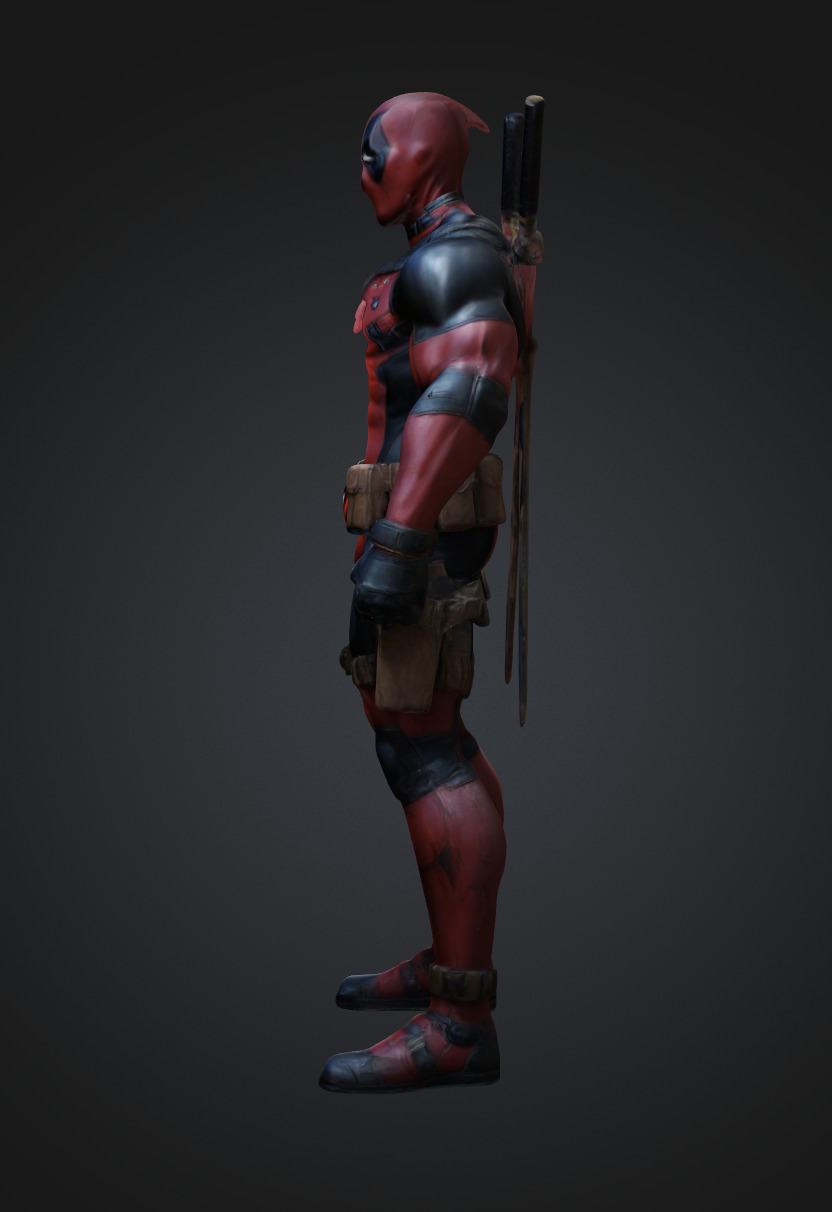High-Quality Deadpool 3D Model 3D print model_1