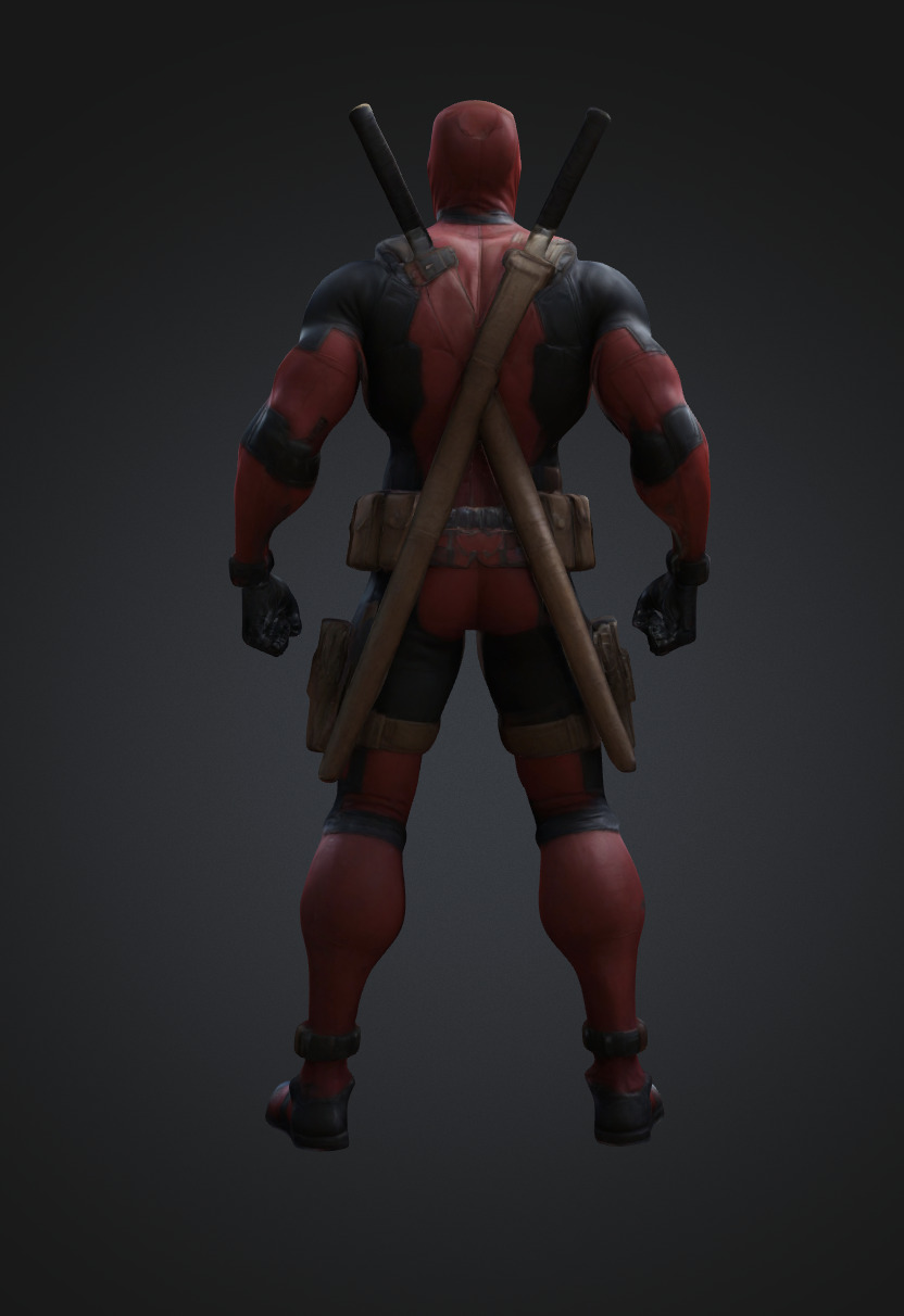 High-Quality Deadpool 3D Model 3D print model_2