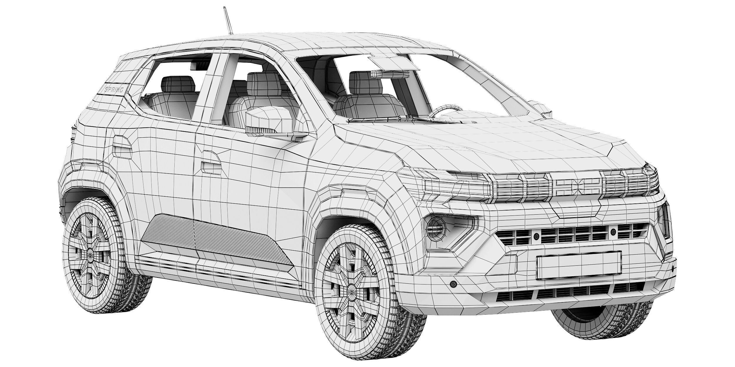 Dacia Spring 2025 3D model_14
