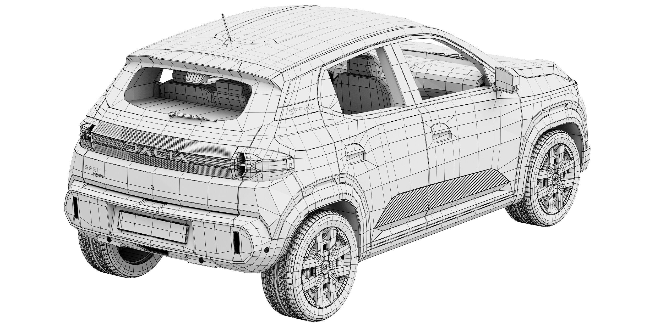 Dacia Spring 2025 3D model_17