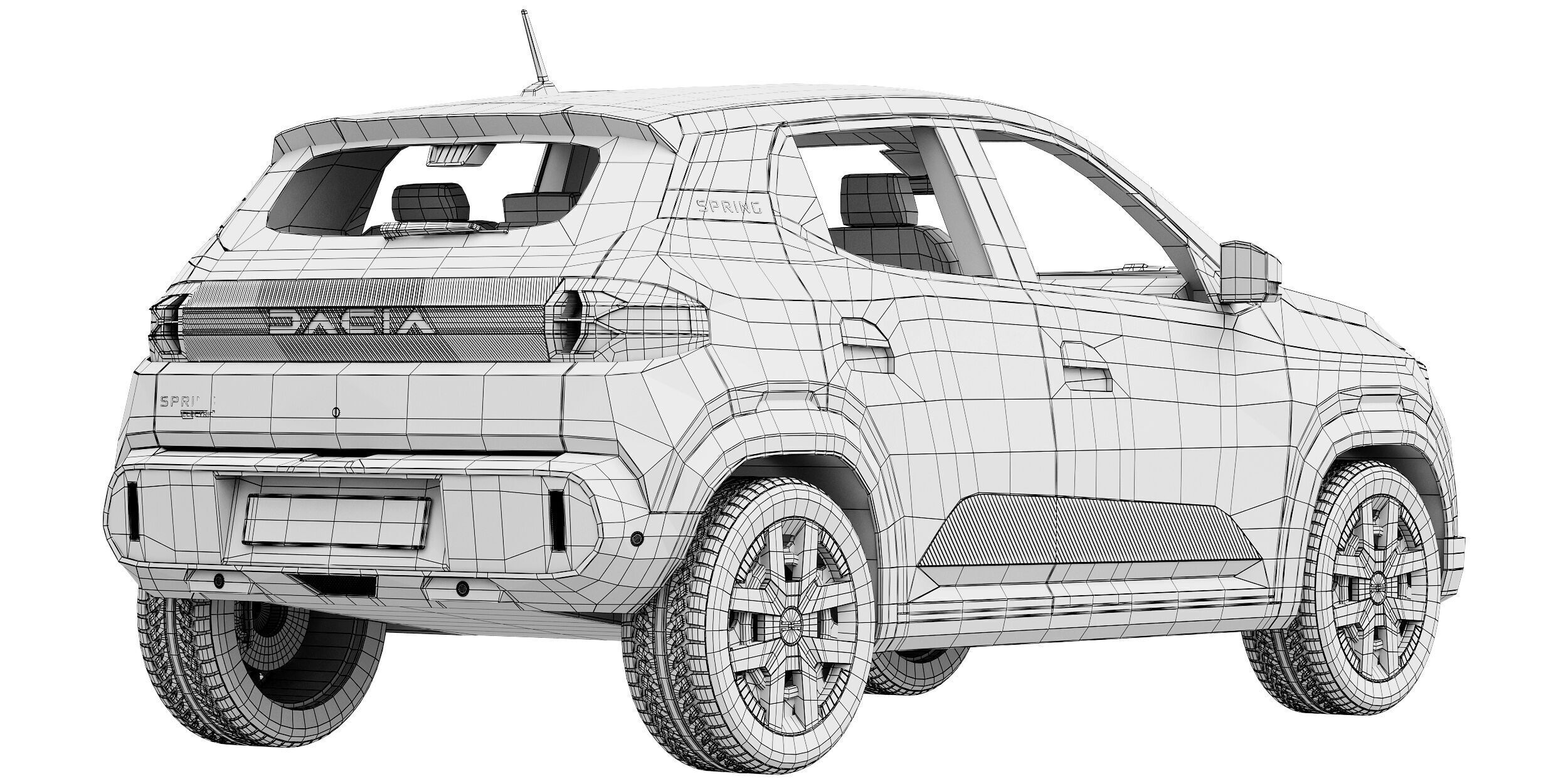 Dacia Spring 2025 3D model_16