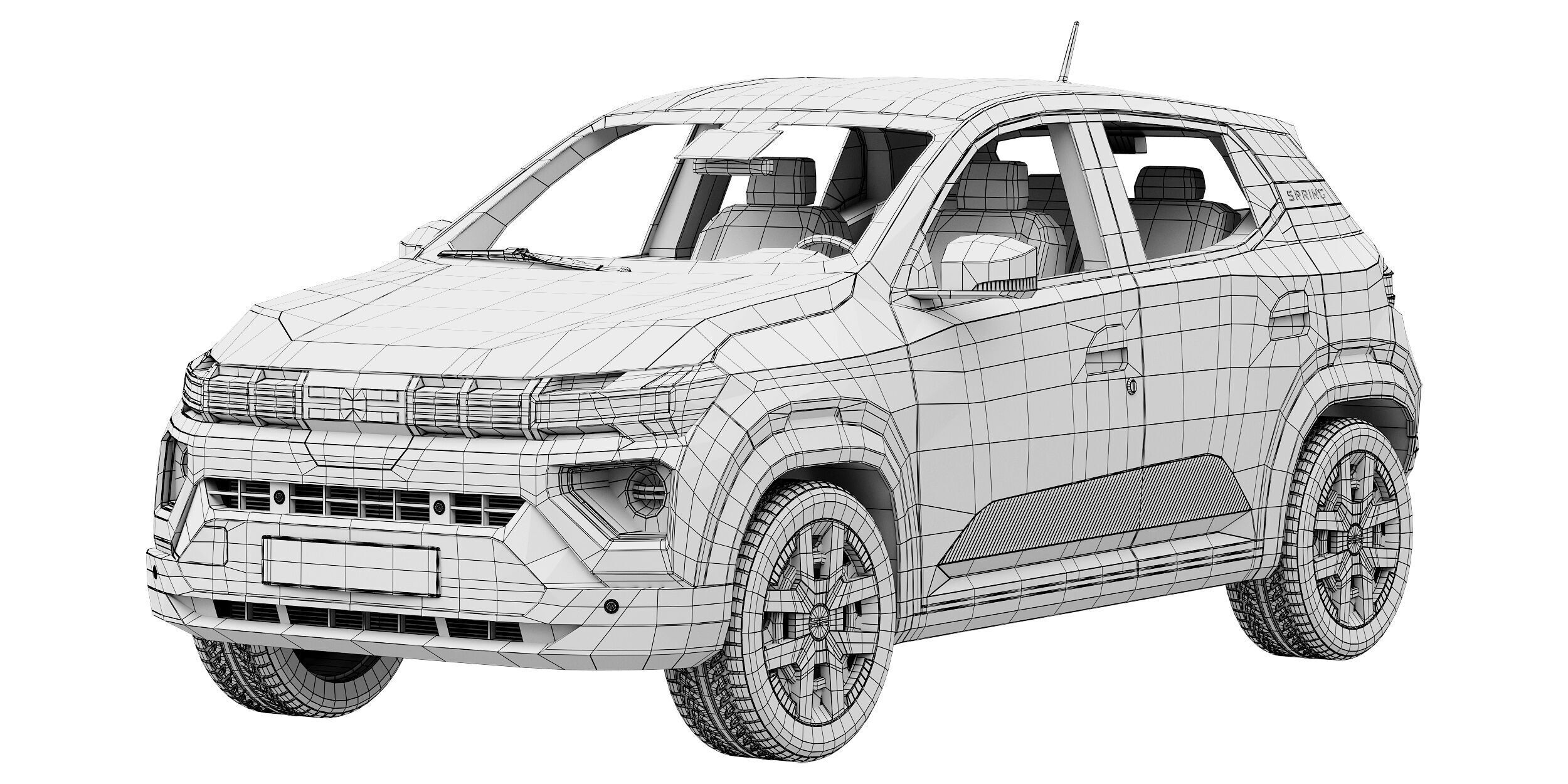 Dacia Spring 2025 3D model_13