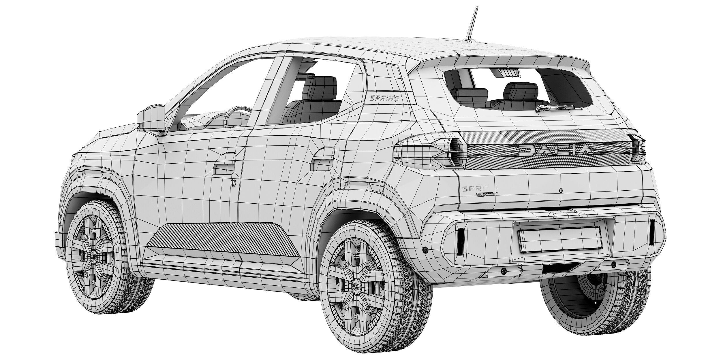 Dacia Spring 2025 3D model_15