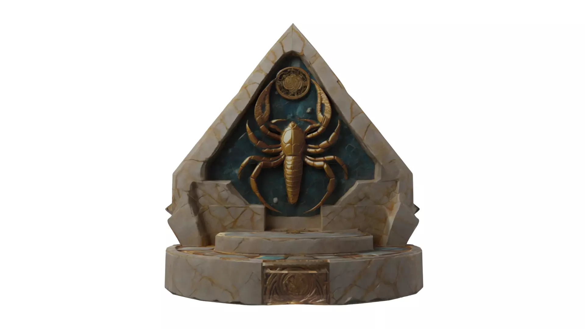 Stone Altar 07 3D model