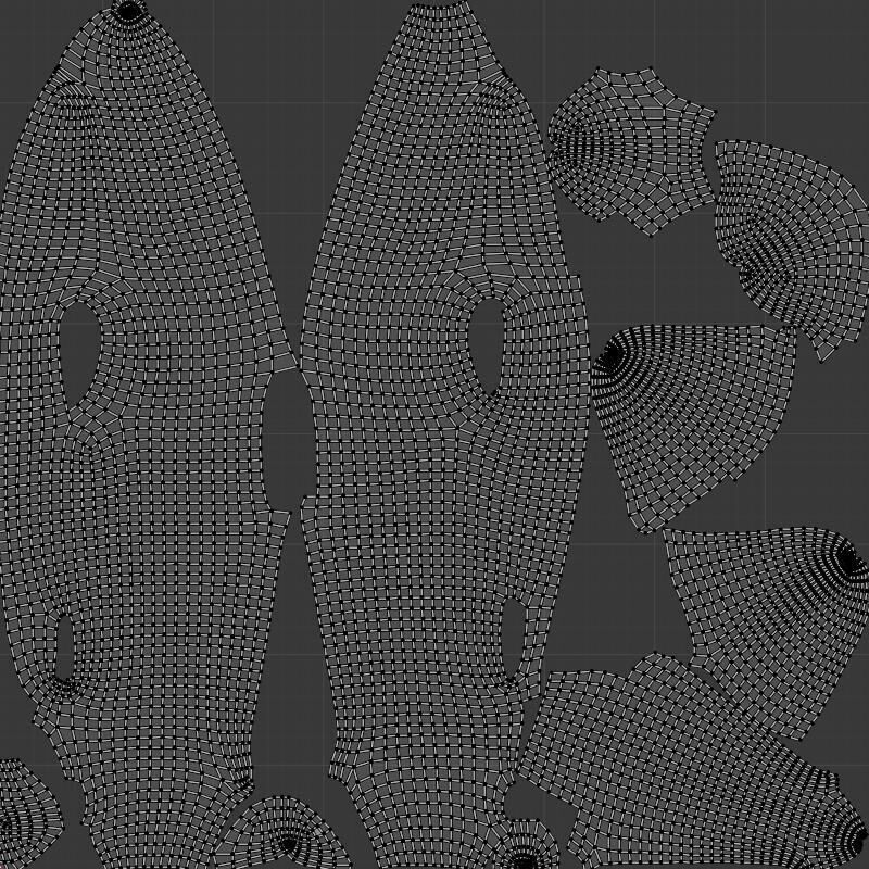 Shark rigging animation PBR Low-poly 3D model_11