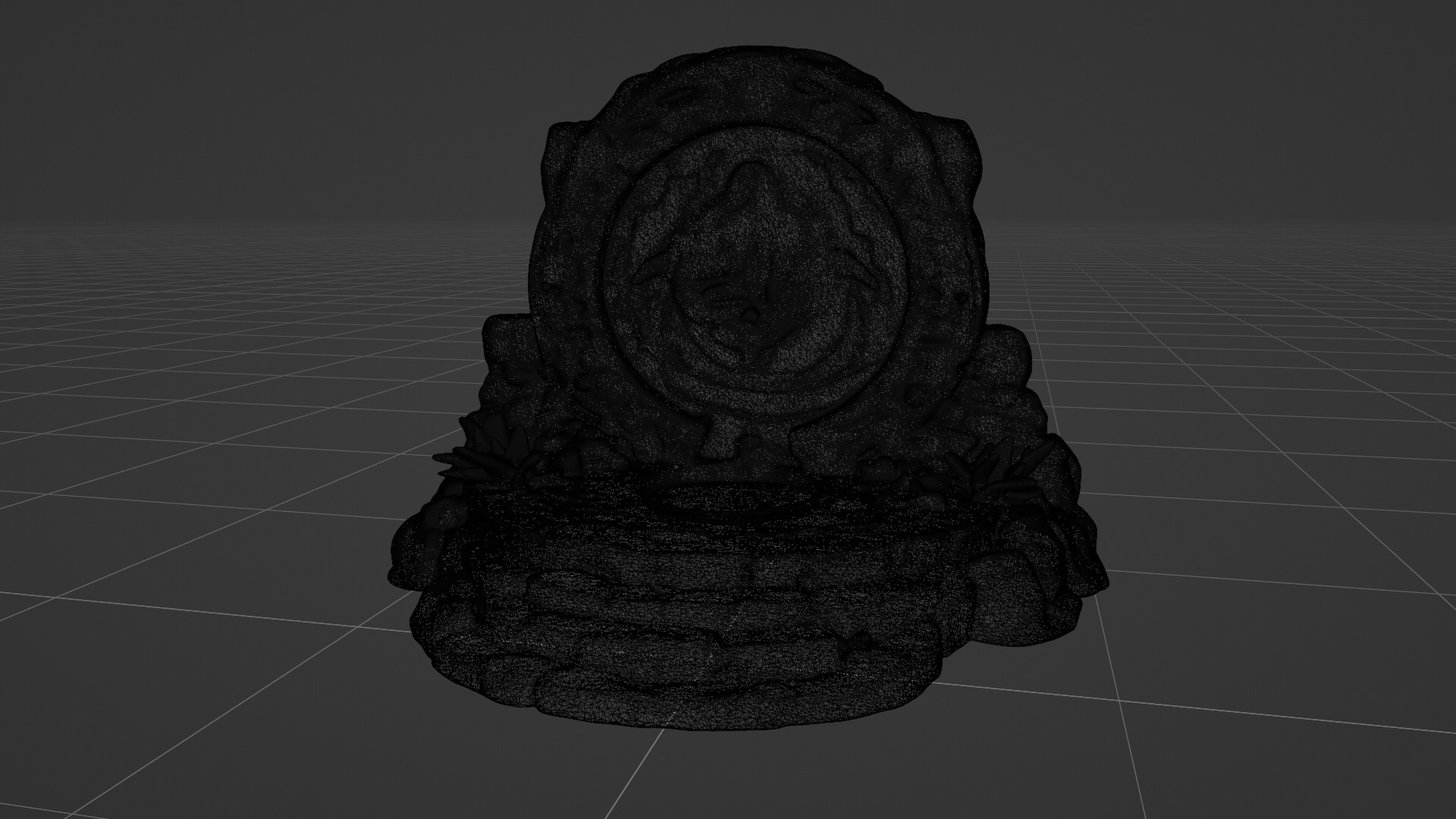 Stone Altar 08 3D model_6